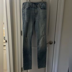 PRPS Windsor Distressed Denim Stretch Skinny Jeans Ripped